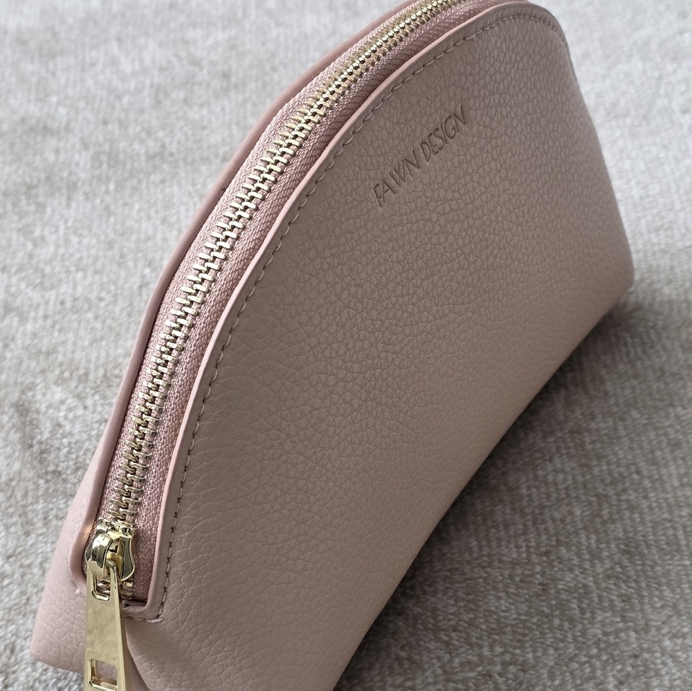 Fawn Design Mini Backpack Diaper Bag & Cosmetic Case- Warm Blush Pink - Picture 14 of 15